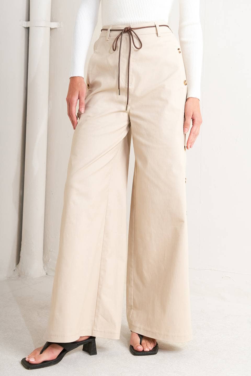 Valentina Luxe Wide-Leg Pants