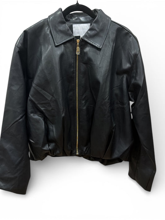 Noir Authority Leather Jacket