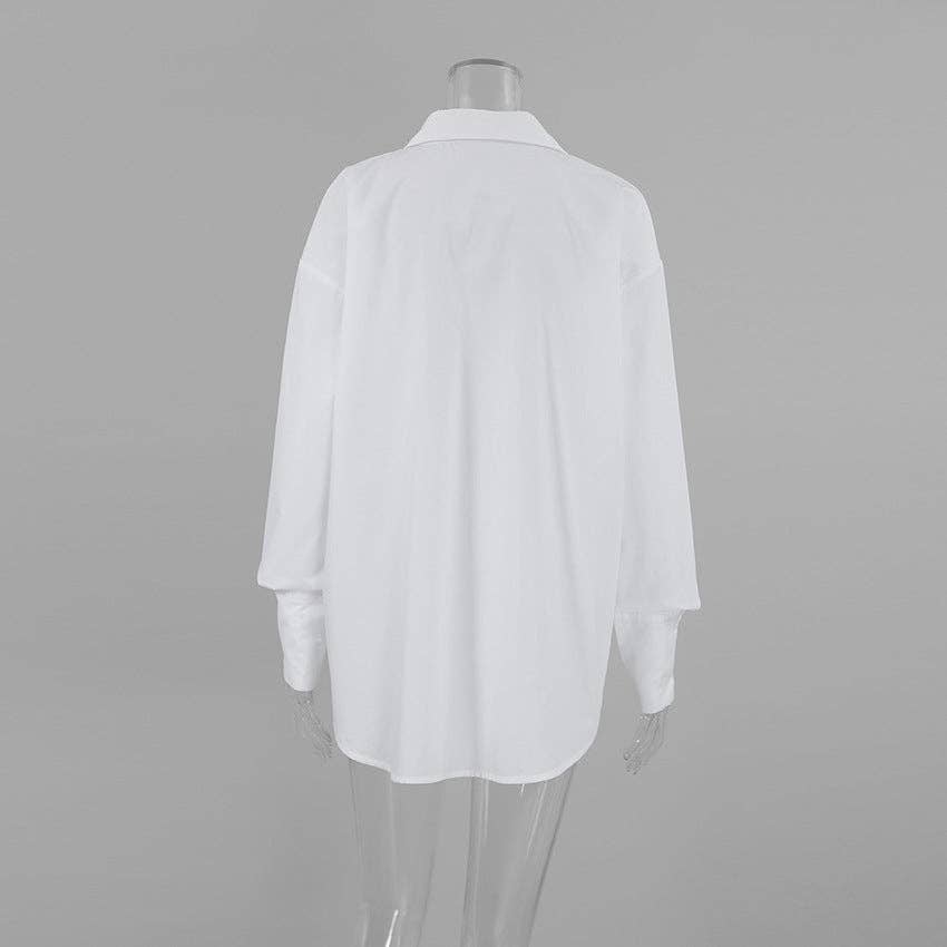 Ivory Oversized Luxe Shirt