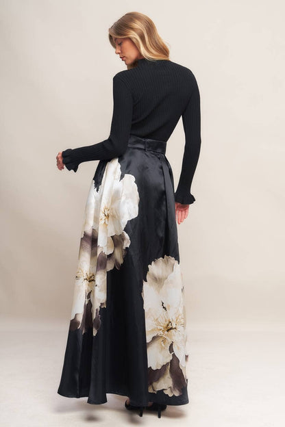 A maxi skirt