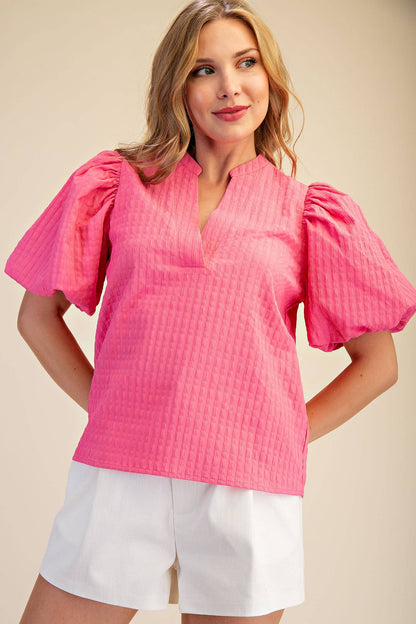 Aurielle Puff Elegance Blouse