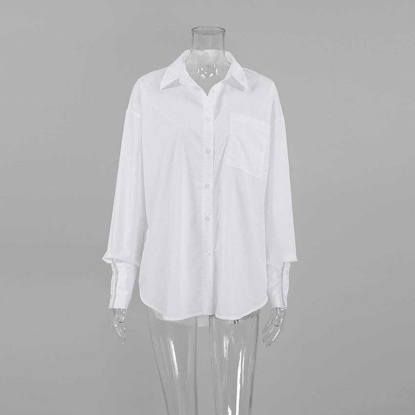 Ivory Oversized Luxe Shirt