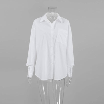 Ivory Oversized Luxe Shirt