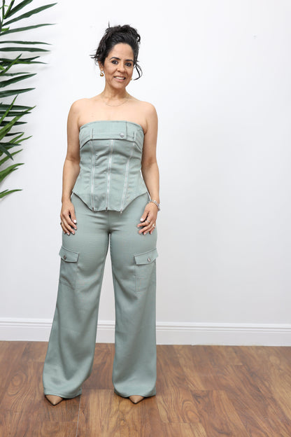 Brisey Strapless Jumpsuit