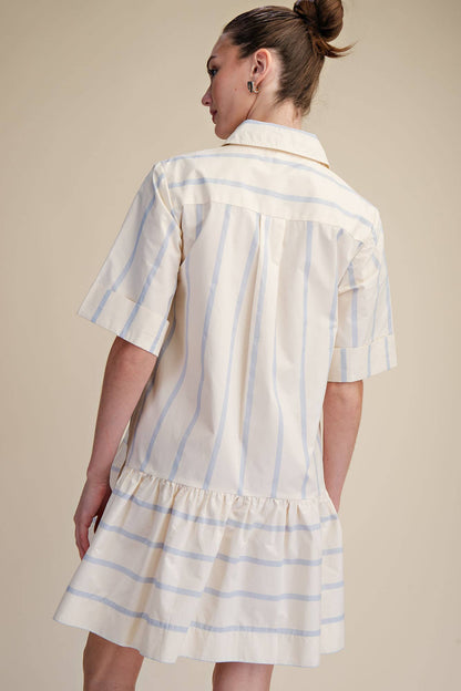 Coastal Chic Stripe Mini Dress