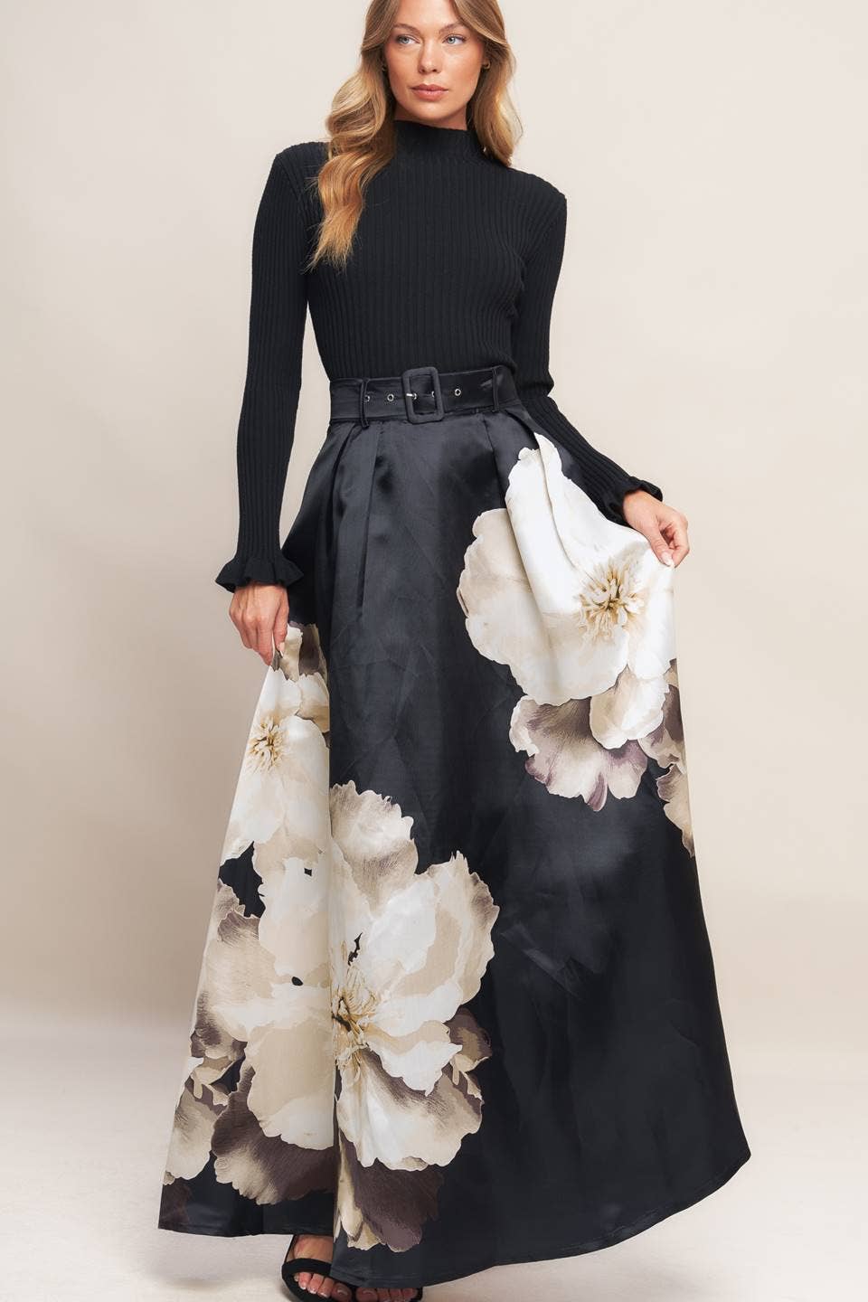 A maxi skirt