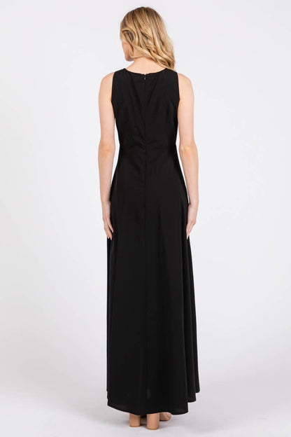 Giovy Sleeveless Jump-suit BLACK