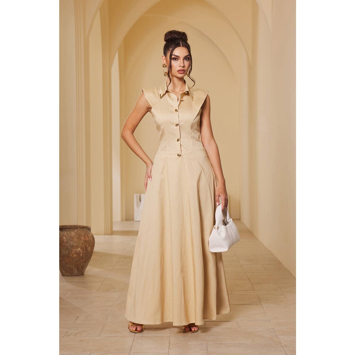 Ethereal Muse Statement Maxi Dress