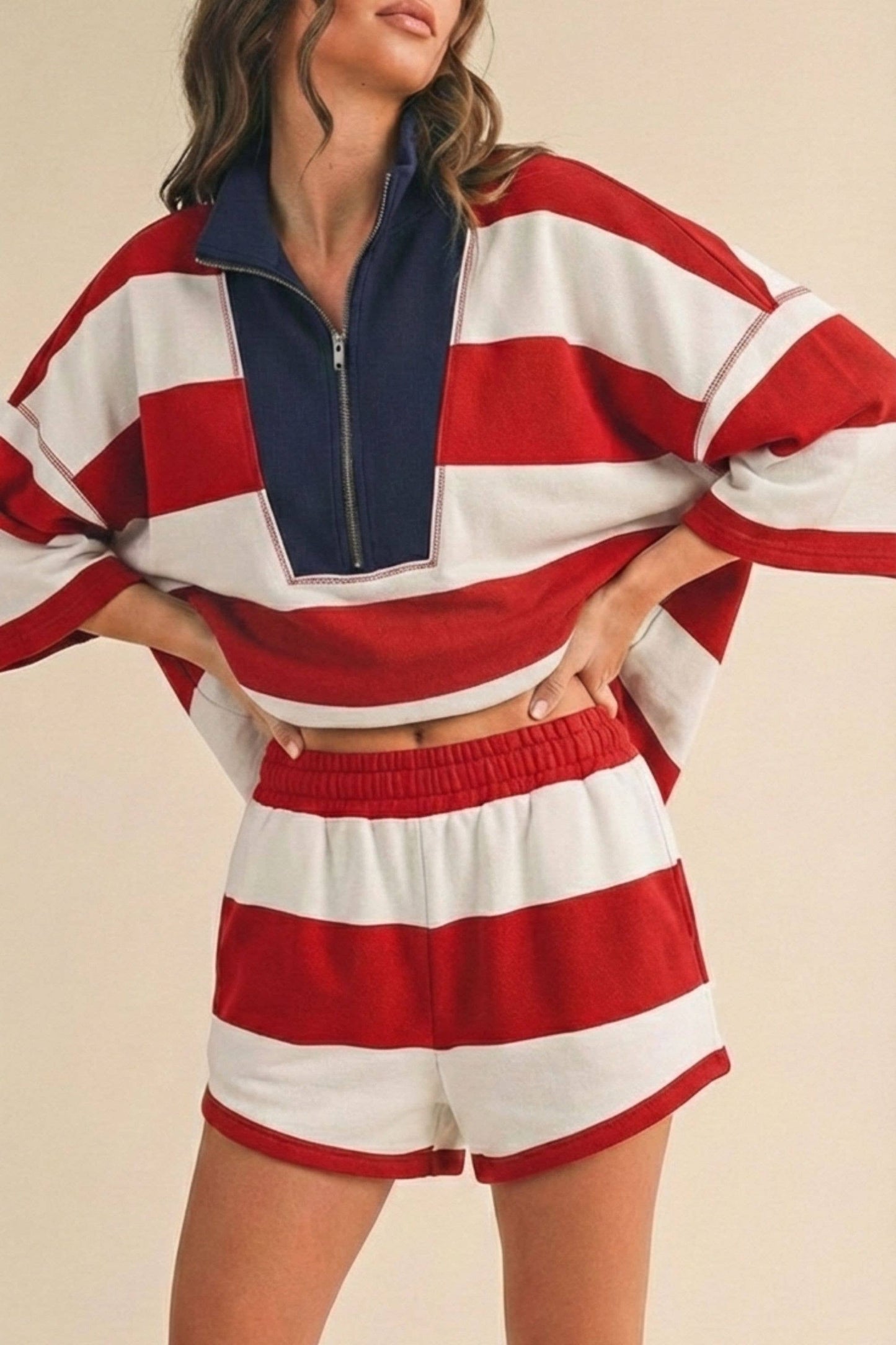 Hampton Coast Lounge TOP AND SHORTS SET