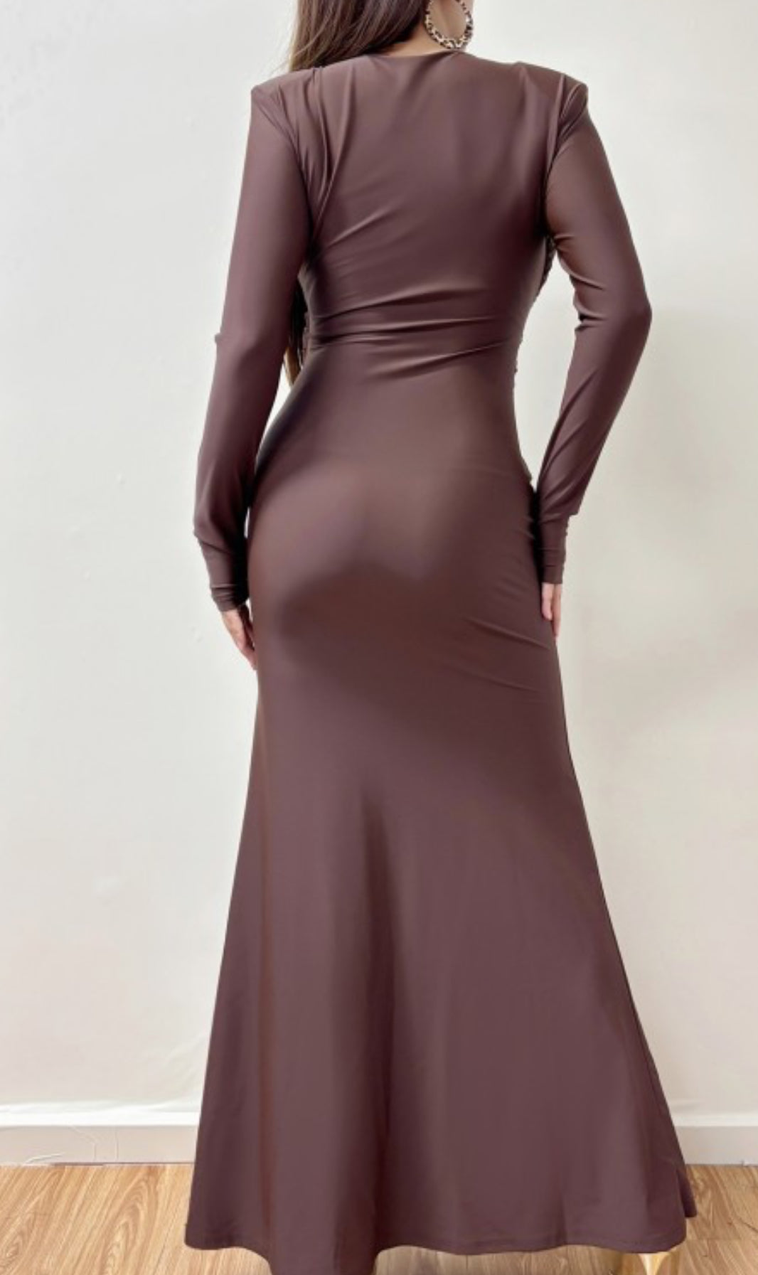 Sculpted Elegance Maxi Dress