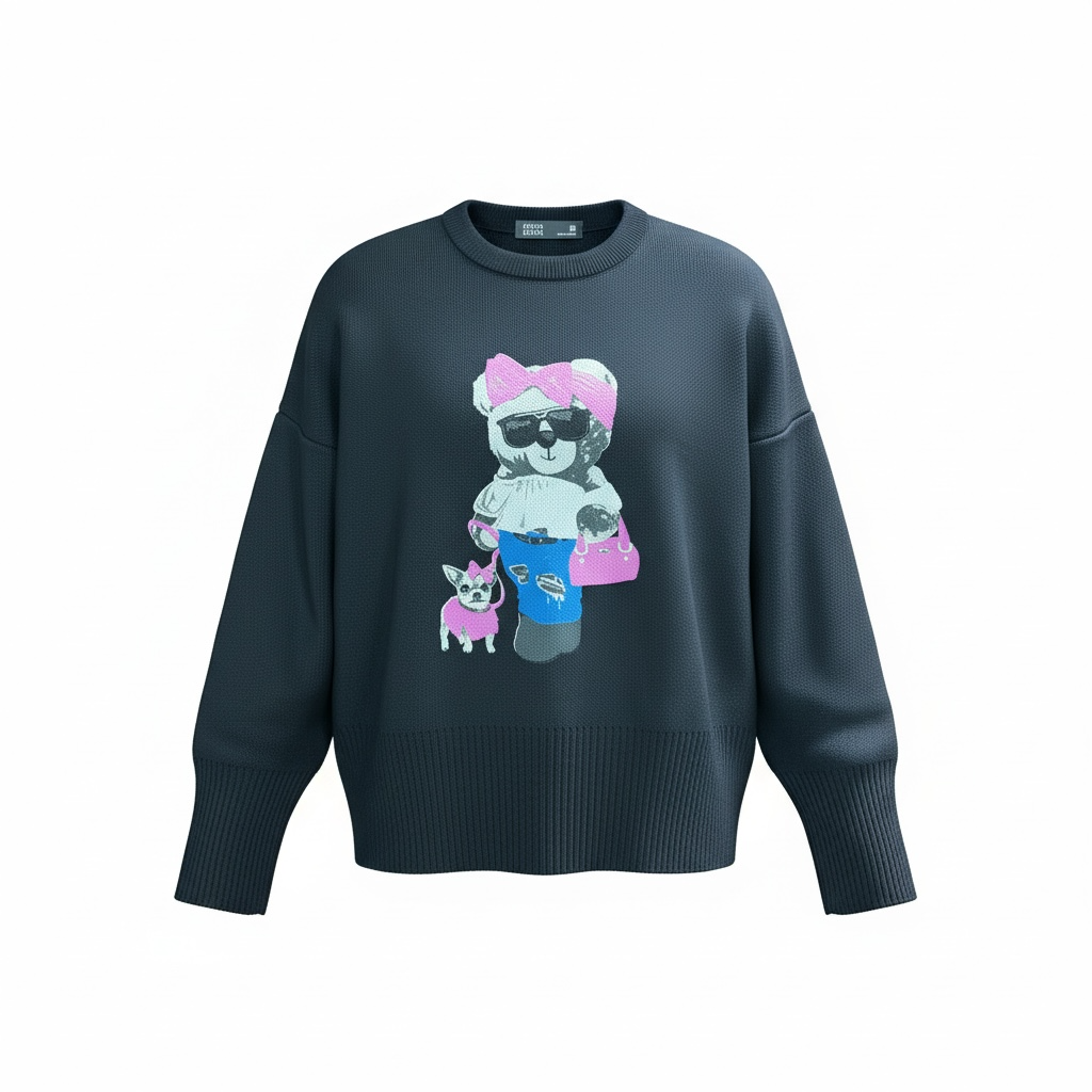 Boy & Girl big Bear Sweater