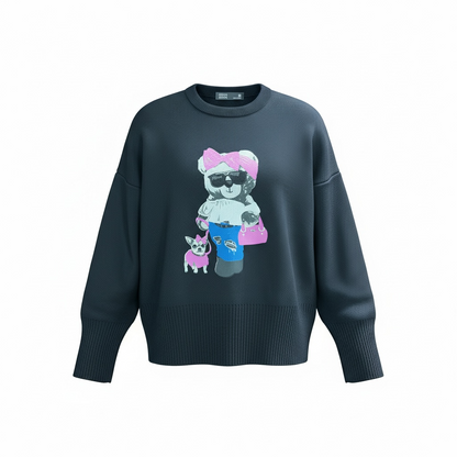 Boy & Girl big Bear Sweater