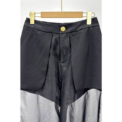 Midnight Illusion Sheer Palazzo Pants