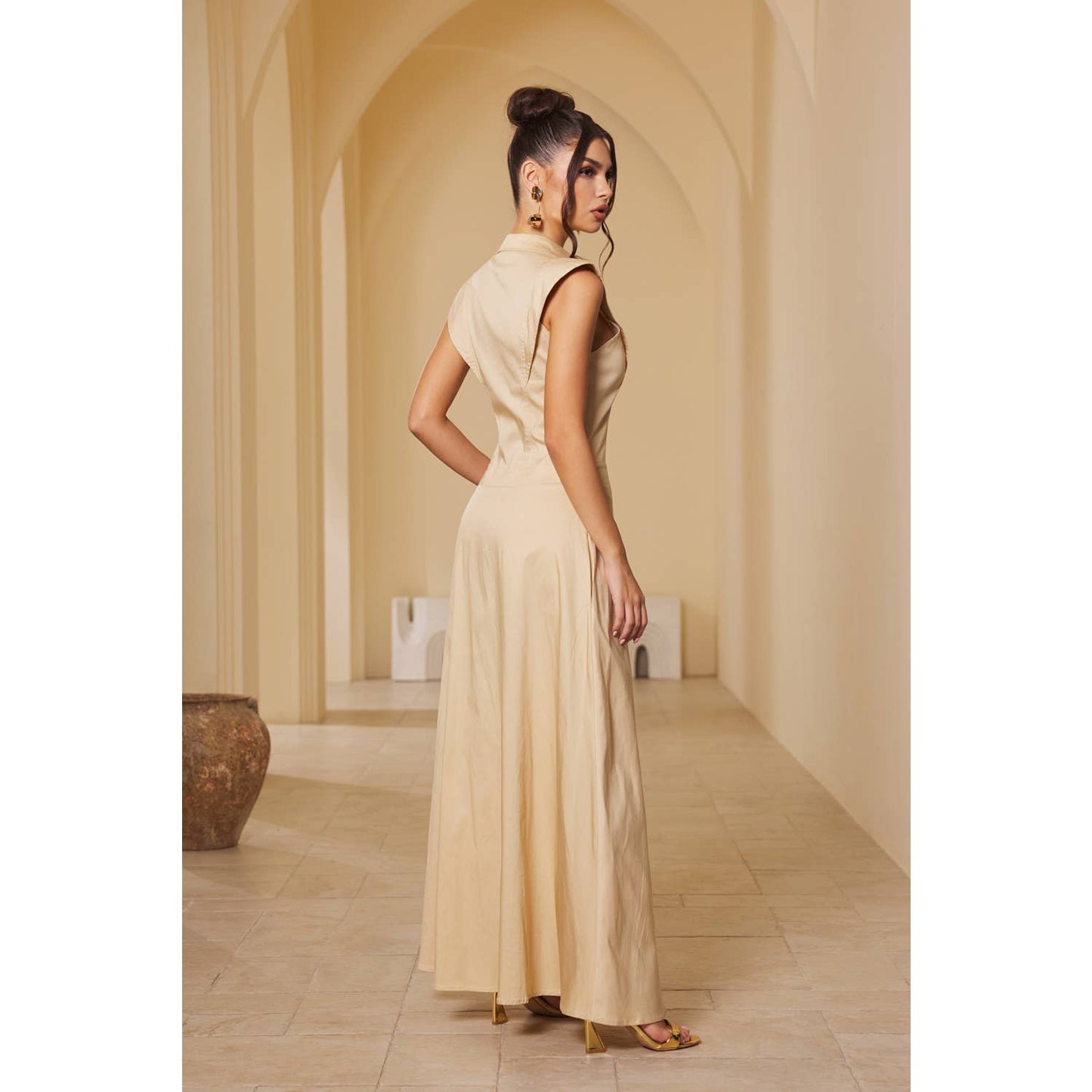 Ethereal Muse Statement Maxi Dress