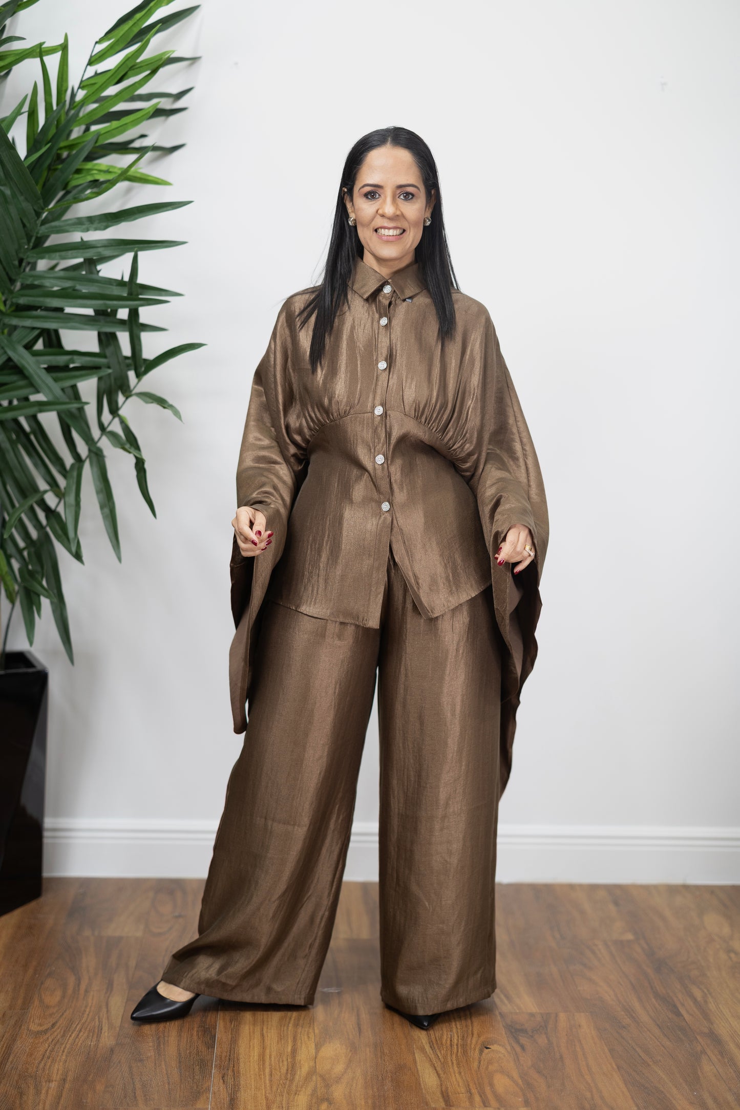 Satin Bronze Flow Set