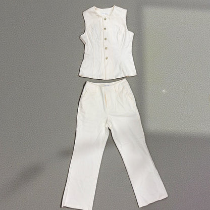 Ivory Poise Tailored Set