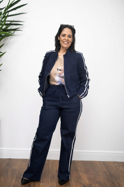 Set Sport Chic Navy Line