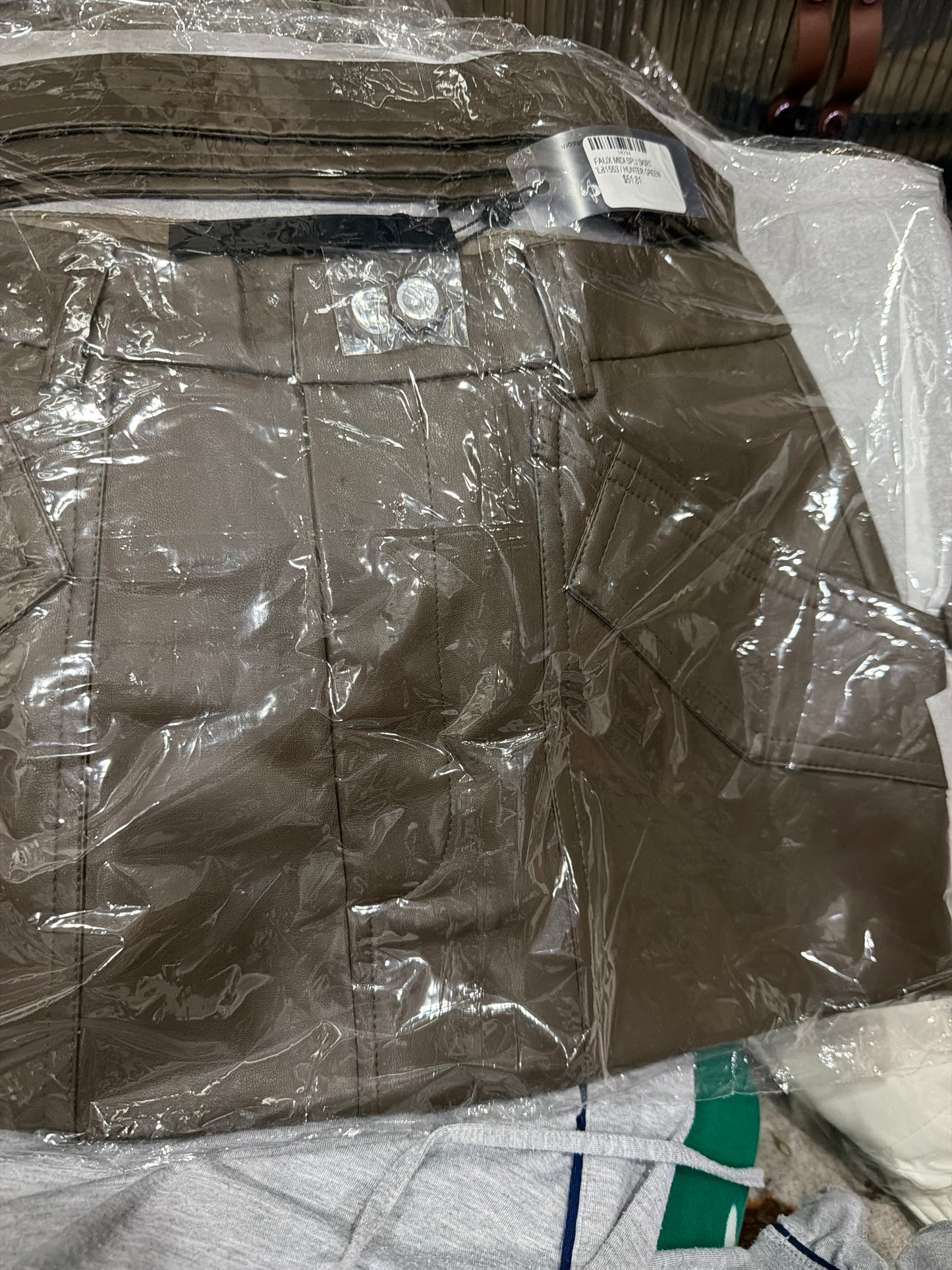 Josefina Faux Leather SKIRT