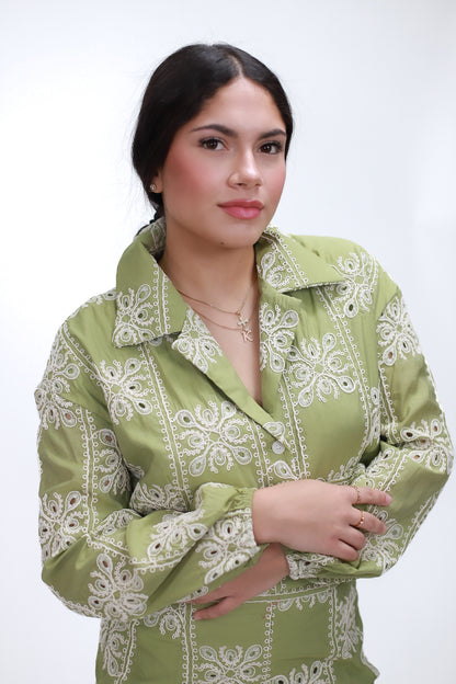 Claudia CropTop Blazer & Shorts Set