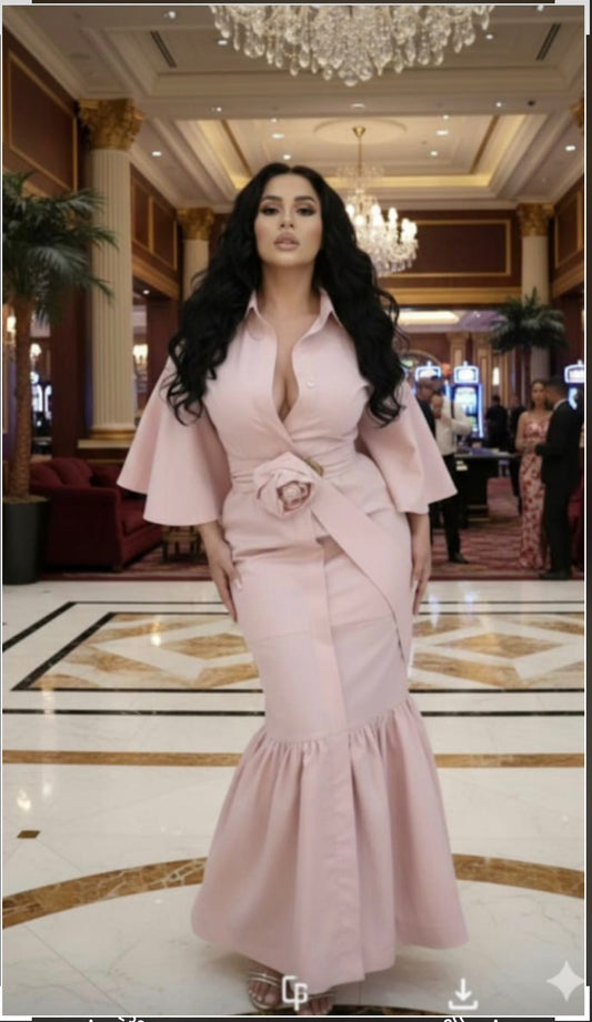 Vogla Sovereign Rose Maxi Dress