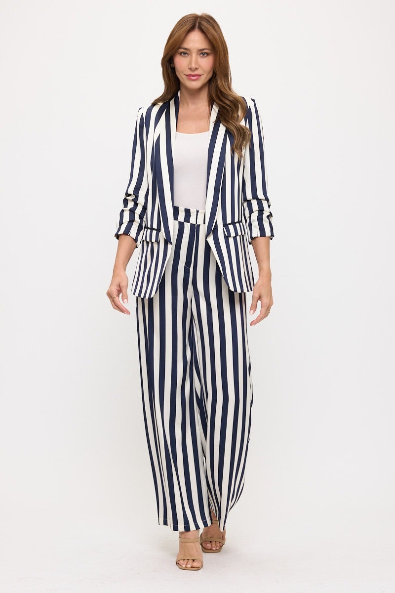 Navy Icon Striped Set