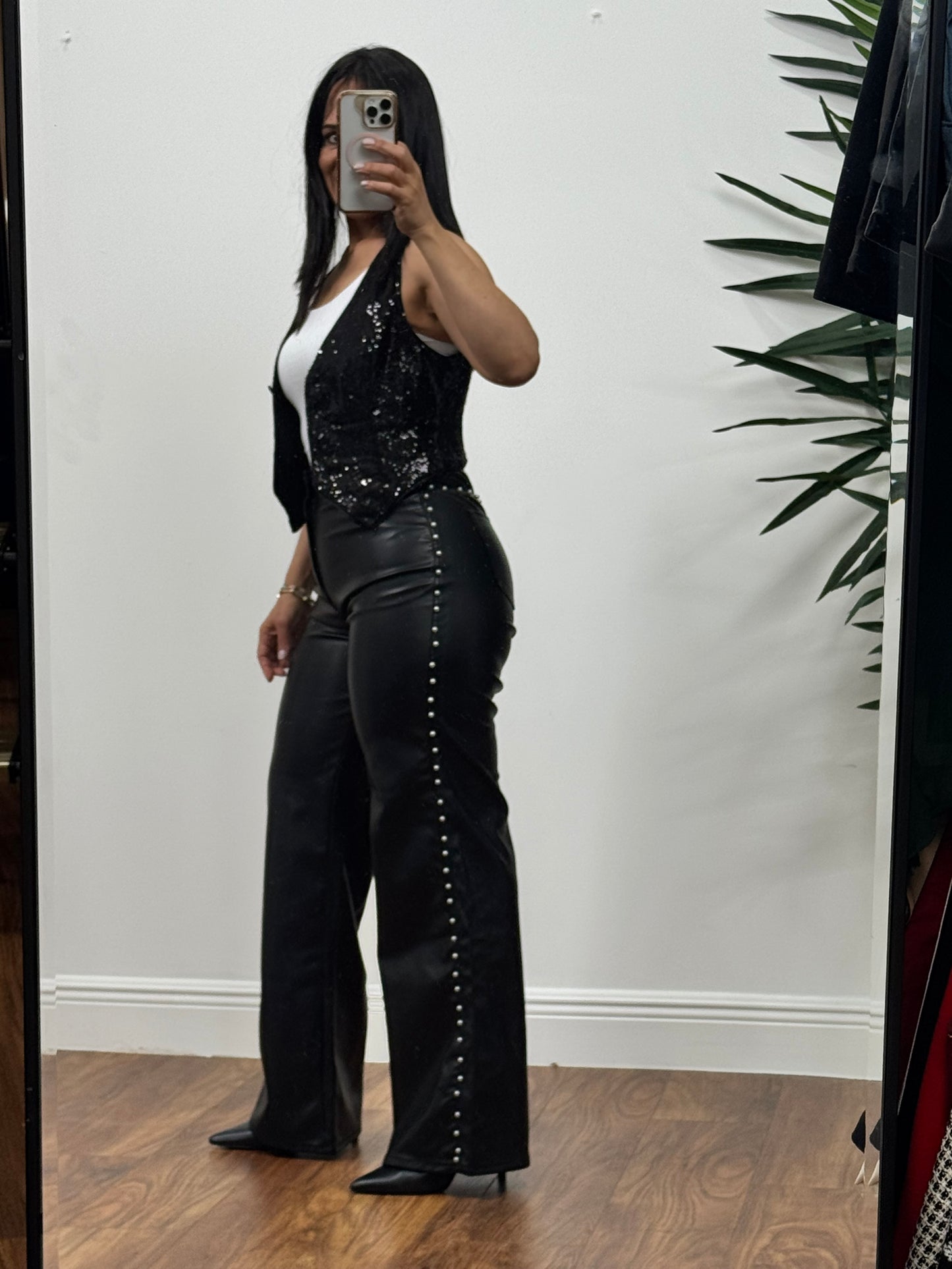 Midnight Edge Leather Pants