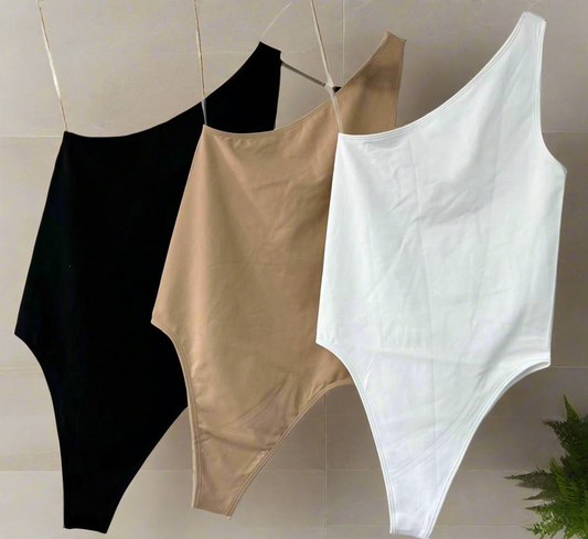 Basic Asimetric Bodysuit