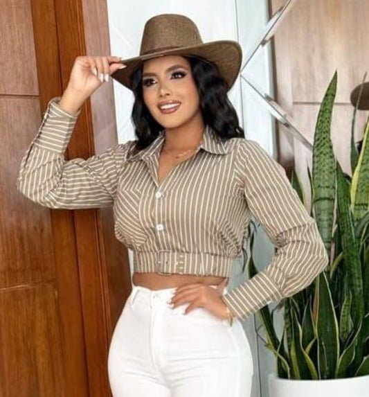Annie belted Shirt