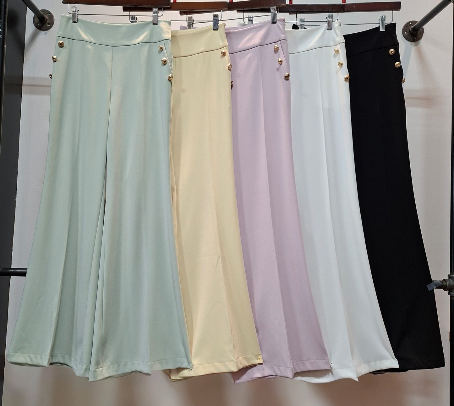 Celeste Gold Button Pant Set