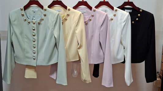 Celeste Gold Button Pant Set