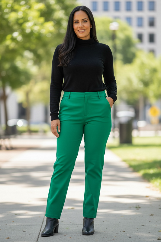 Emerald Authority Tailored Pants