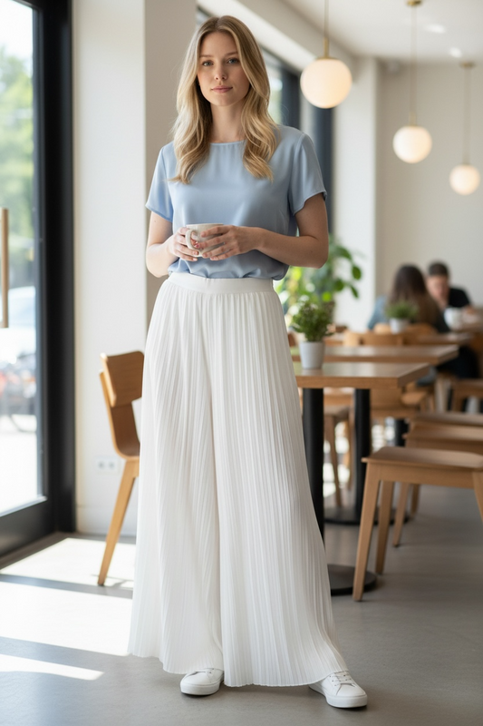 Ethereal Grace Palazzo Pants