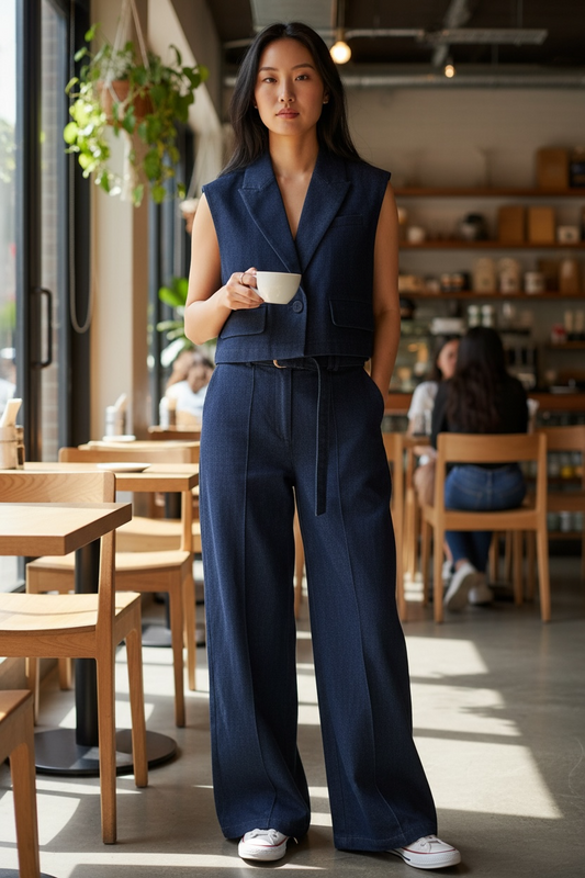 Navy Authority Tailored Set