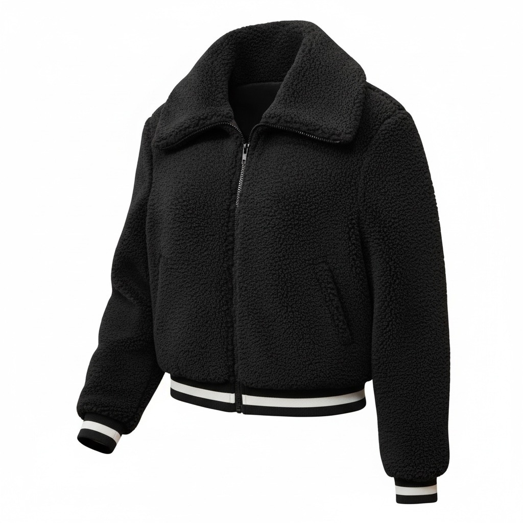 Teddy Chic Bomber Jacket