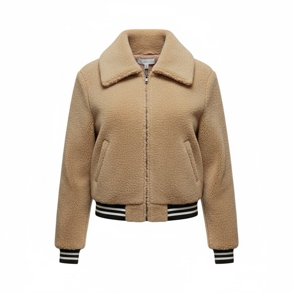 Teddy Chic Bomber Jacket
