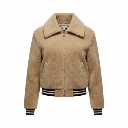 Teddy Chic Bomber Jacket