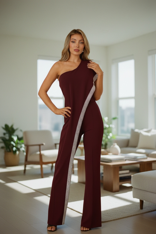 Starlight One-Shoulder Jumpsuit