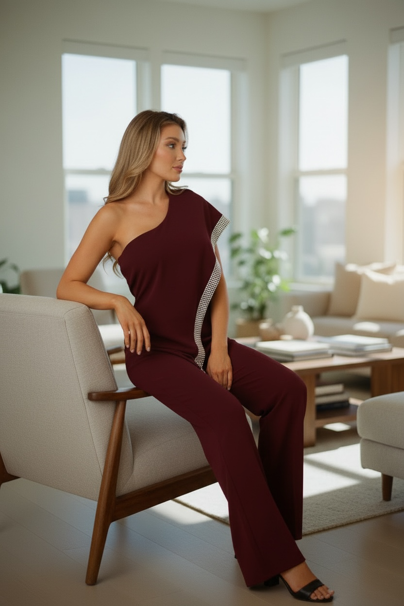 Starlight One-Shoulder Jumpsuit