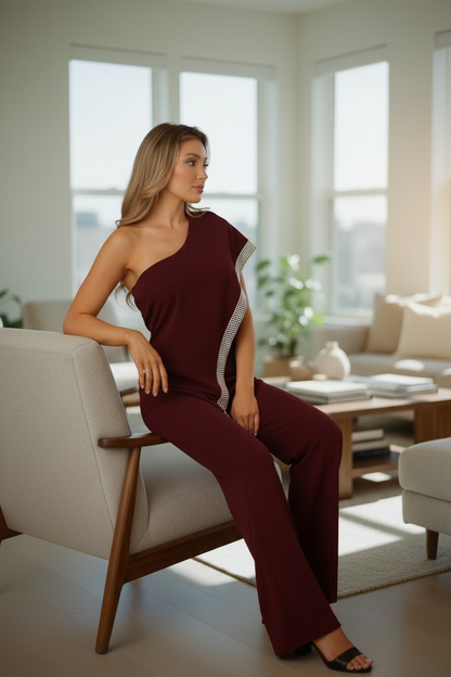 Starlight One-Shoulder Jumpsuit