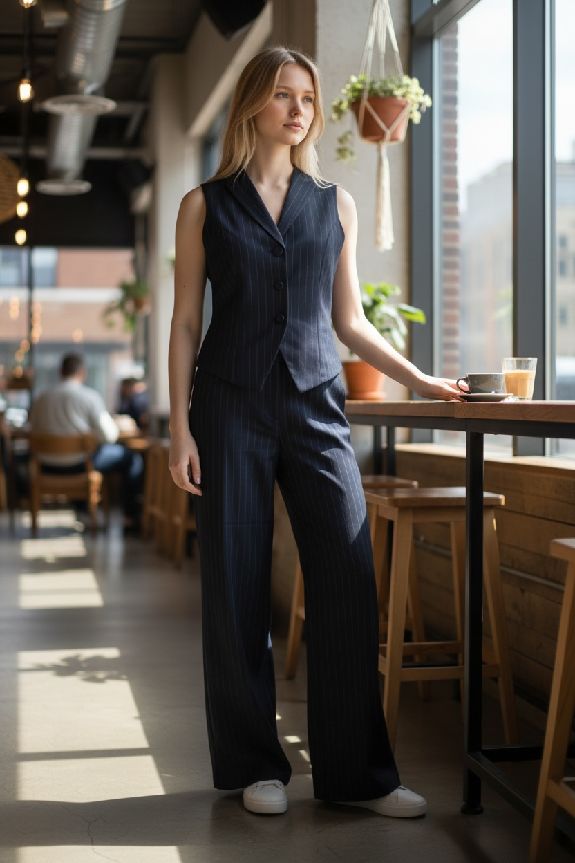 Lina sleeveless Suit