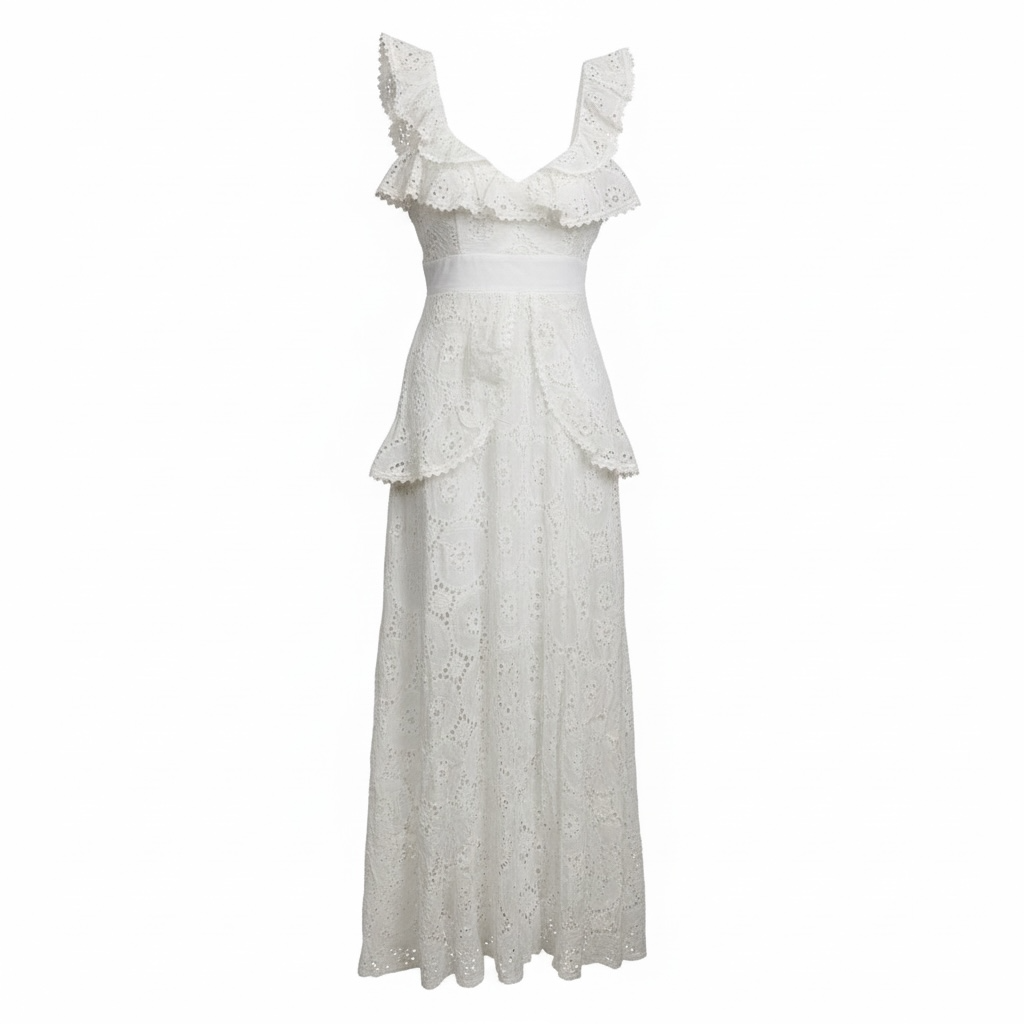 Élise Whisper Lace Dress