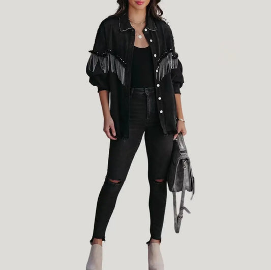 Chaqueta vaquera extragrande Cobi