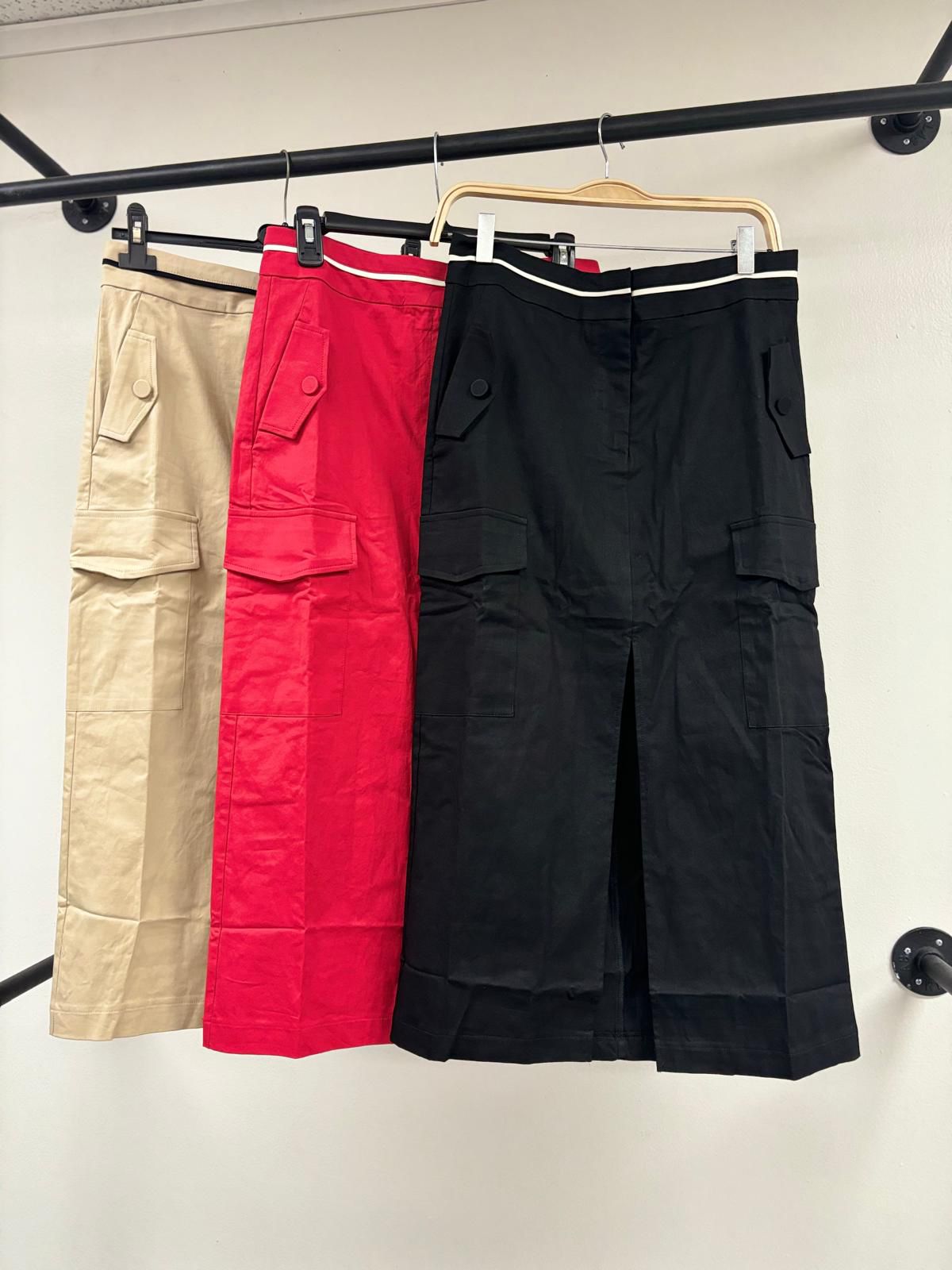 Rosita Solid Color Long Skirt