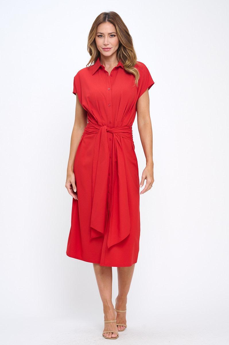 Carolina Solid Color Dress
