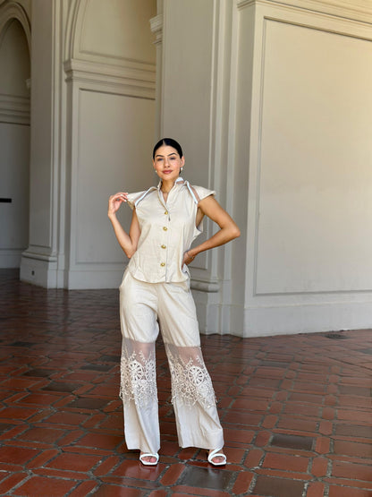 Pamela Linen Pants Set