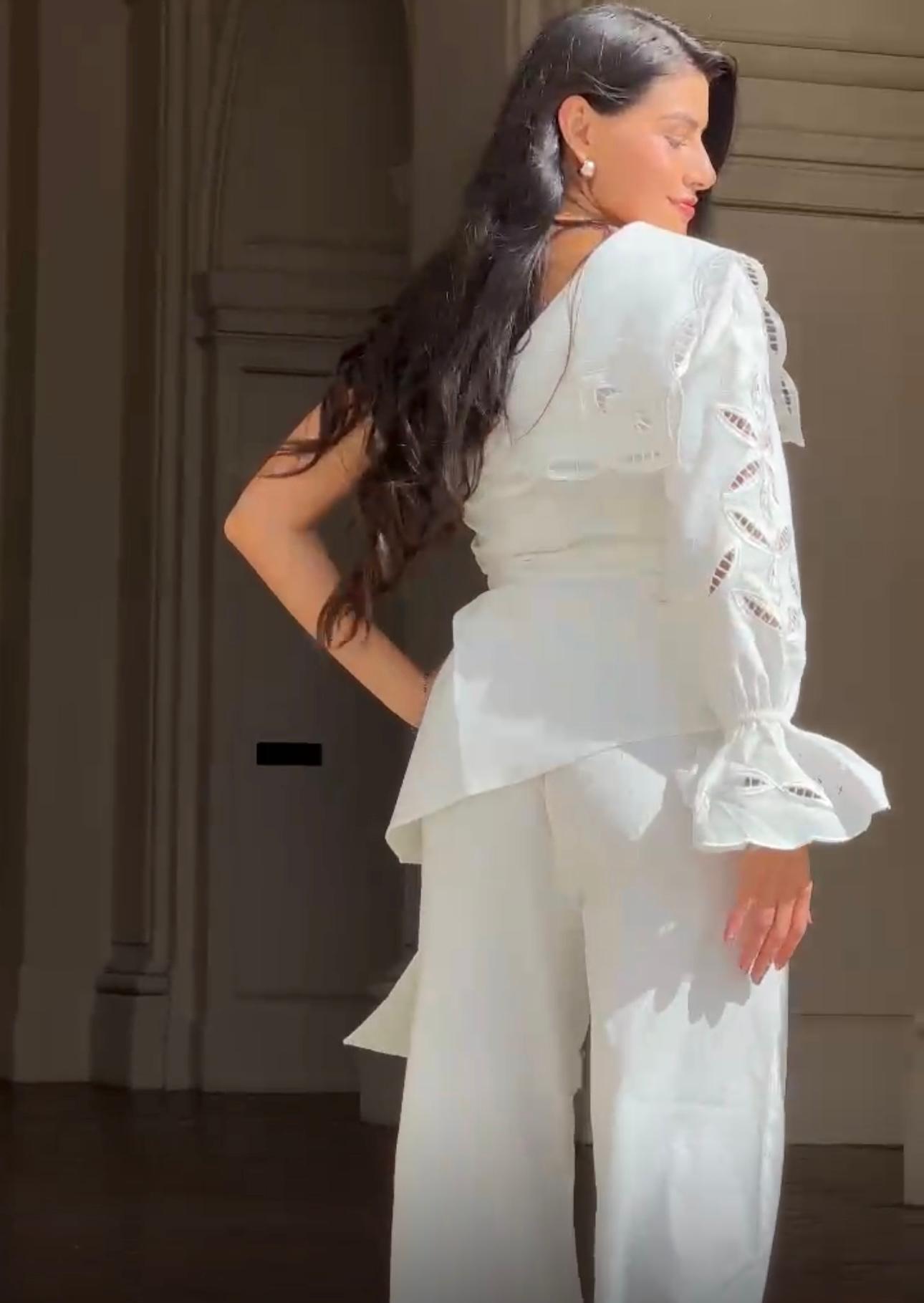 Merly Linen Pants Set