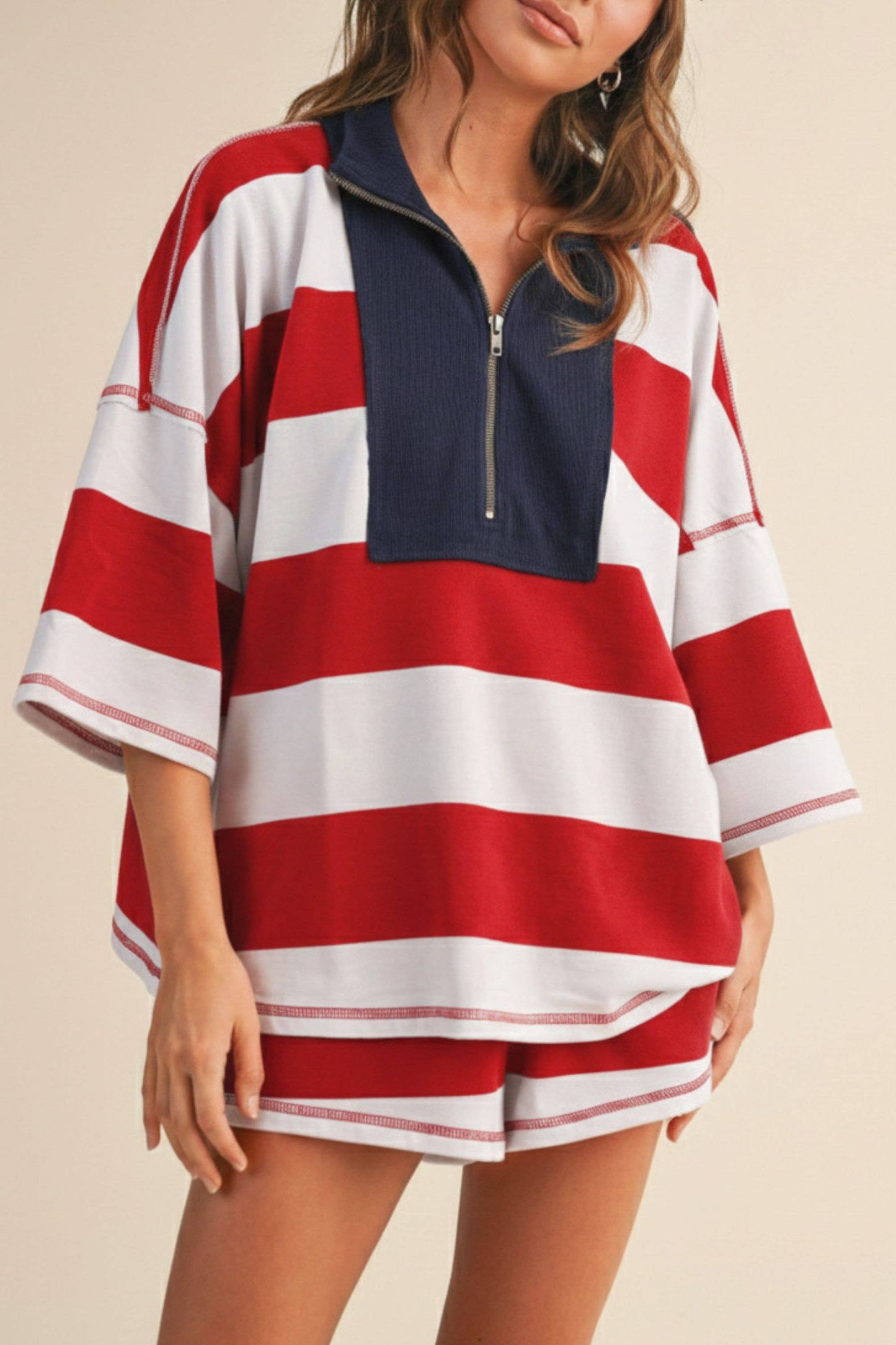 Hampton Coast Lounge TOP AND SHORTS SET