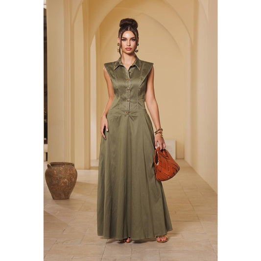 Ethereal Muse Statement Maxi Dress