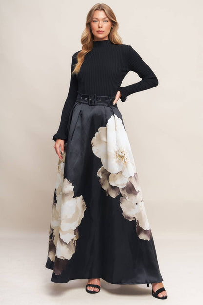 A maxi skirt