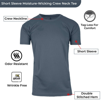 Quick Dry Crew Neck Tee